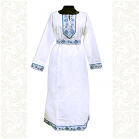 Рубаха женская Белогорье в голубом- фото 1